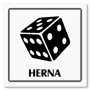Herna, 80x80mm, bílá, Utah